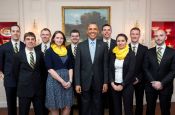 Maren bei Obama